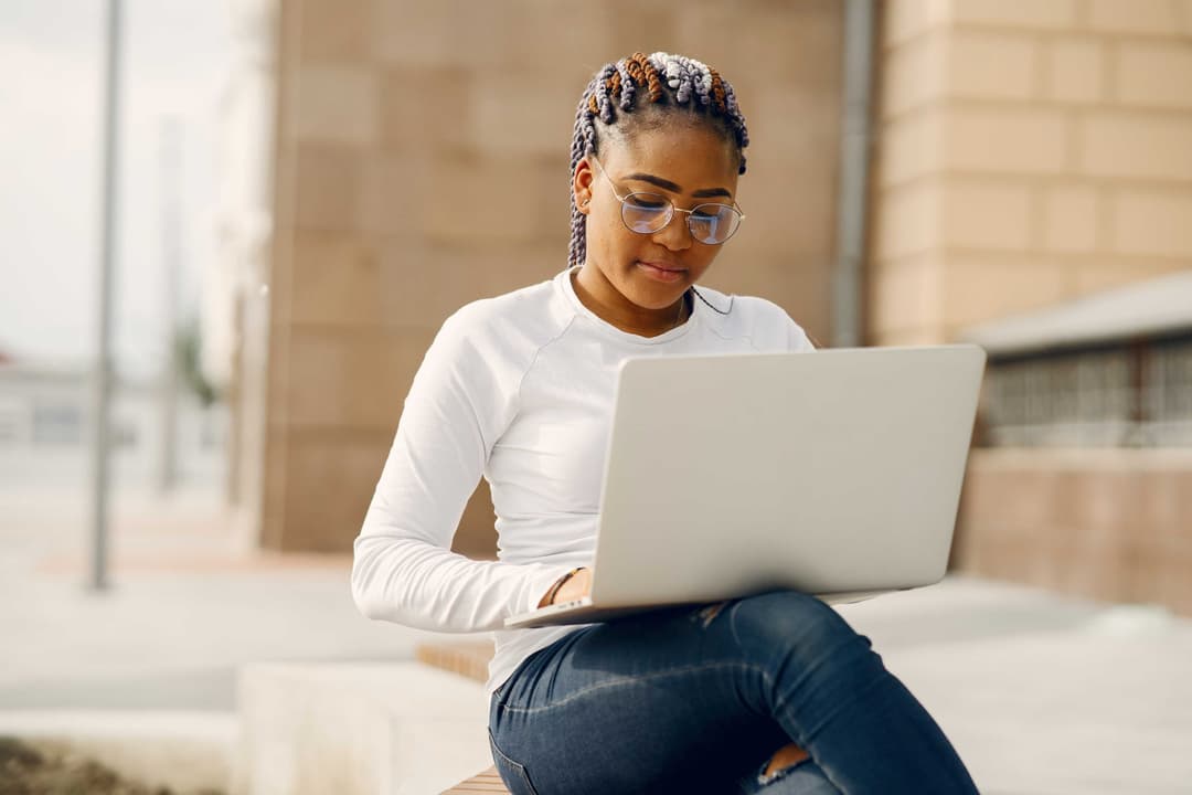 Freelancer working