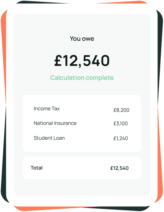 Tax calculation preview